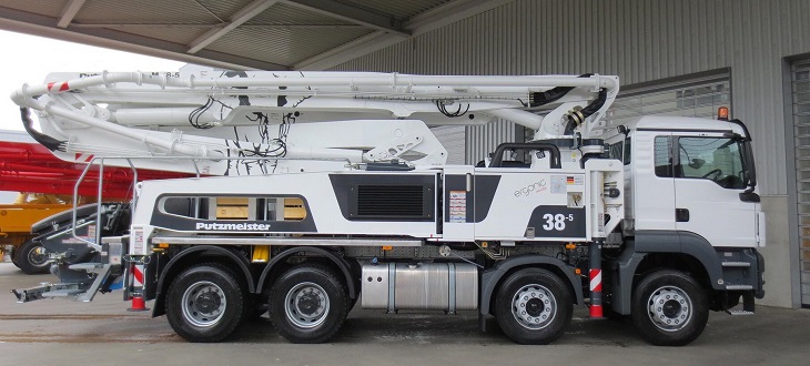 XE BƠM CẦN BÊ TÔNG PUTZMEISTER M38