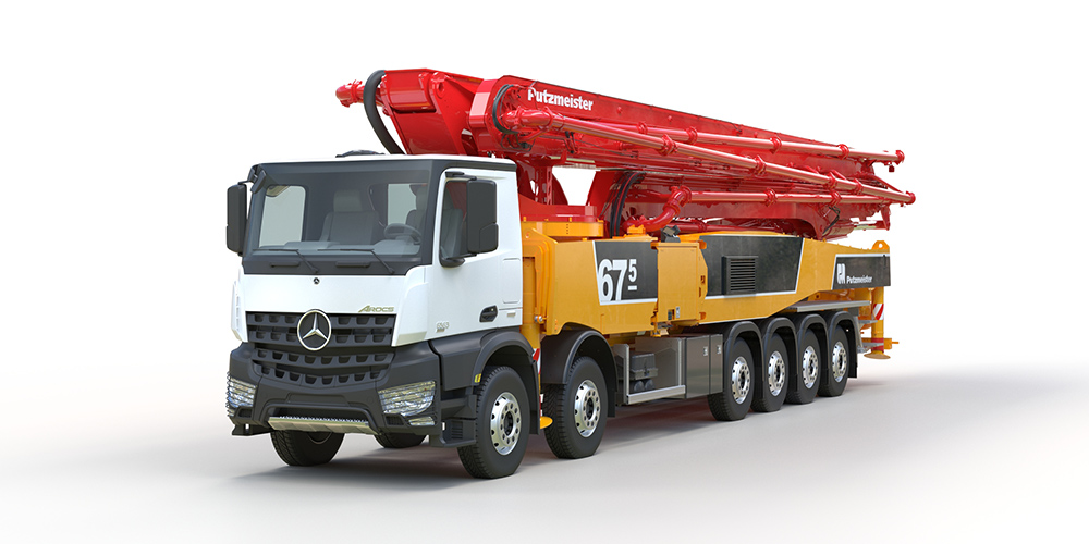 XE BƠM CẦN BÊ TÔNG PUTZMEISTER M67